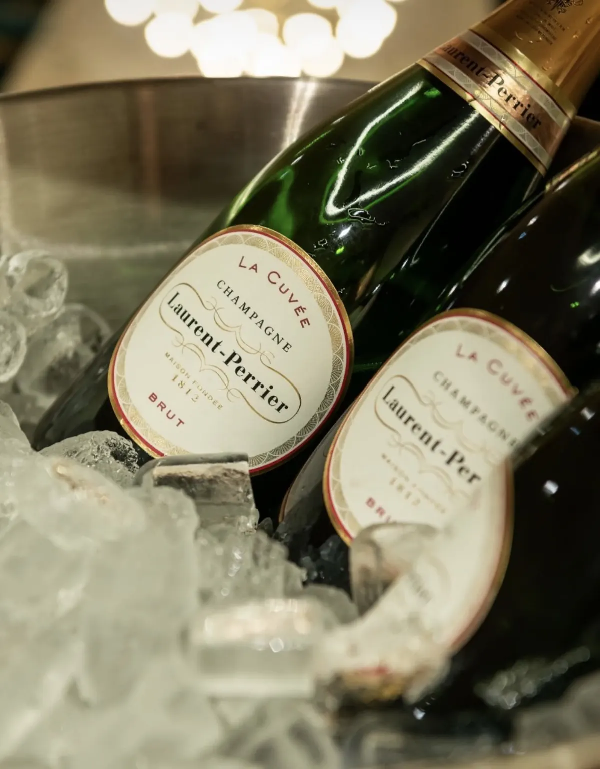 Champagne au frais pour un événement