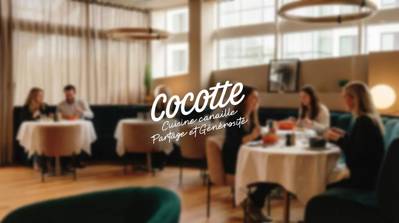 Des convives attablés au bistrot Cocotte