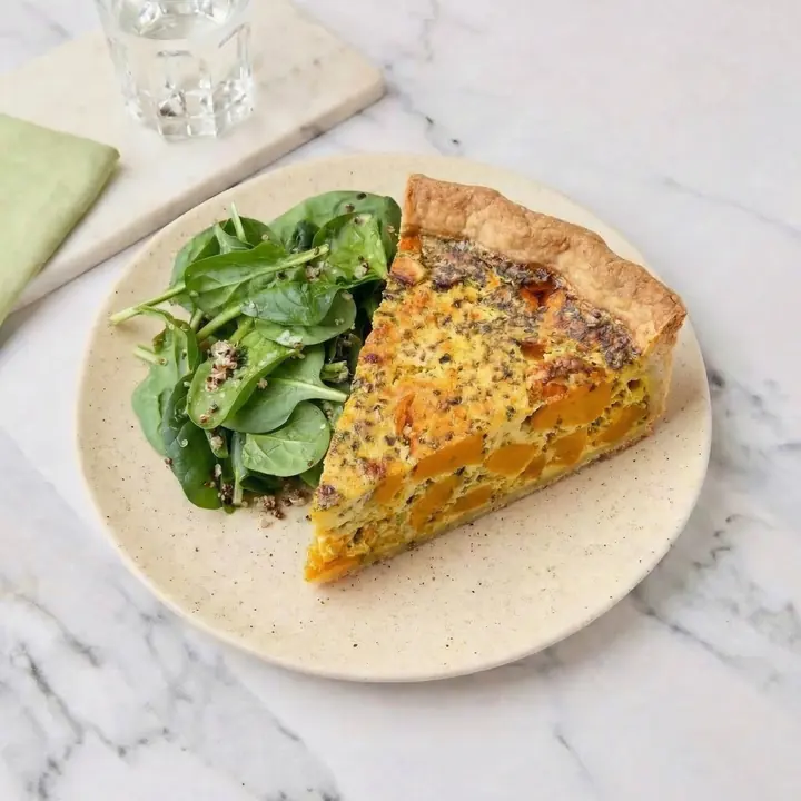 Quiche butternut ricotta