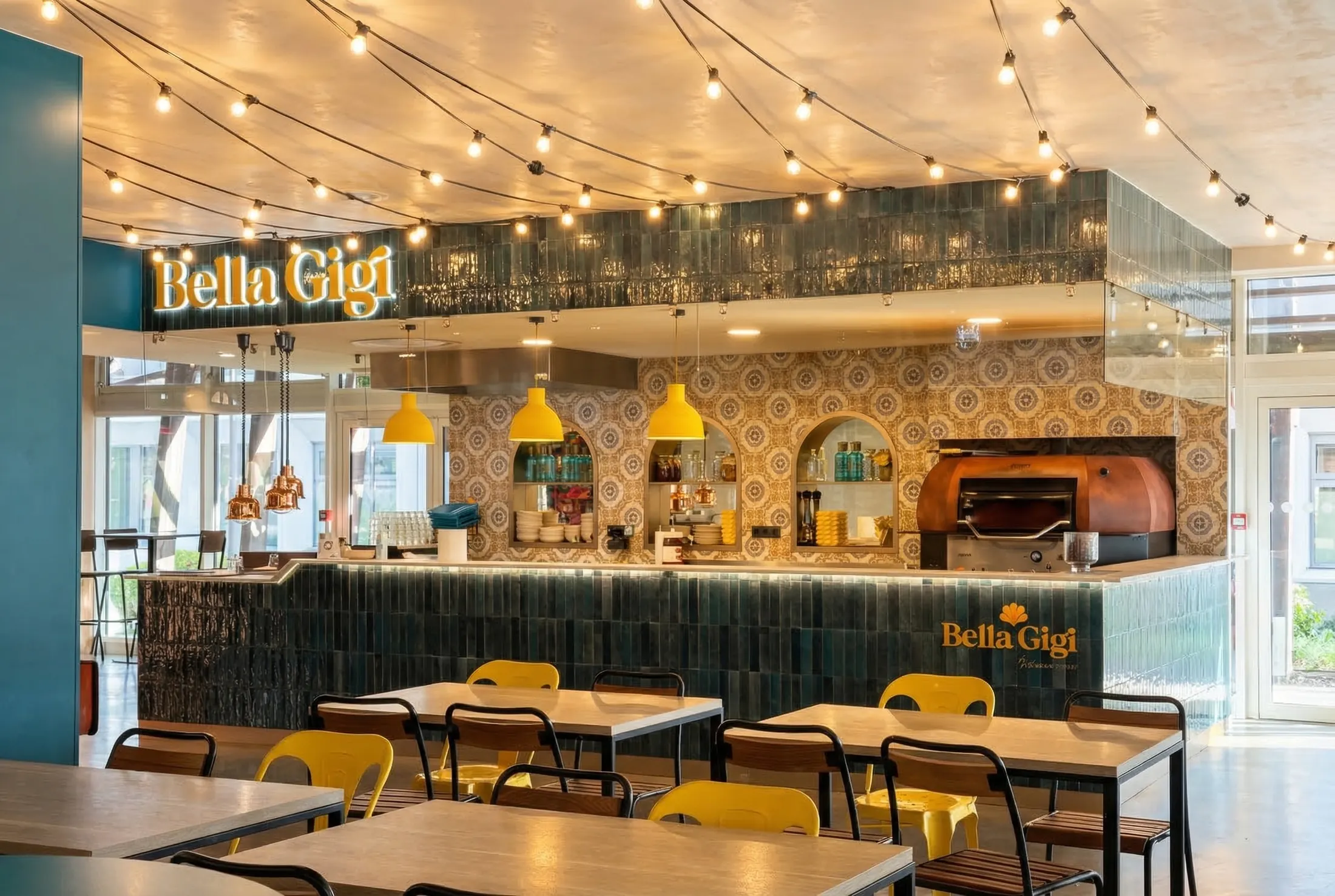 Le comptoir Bella Gigi dans la halle de onePlace